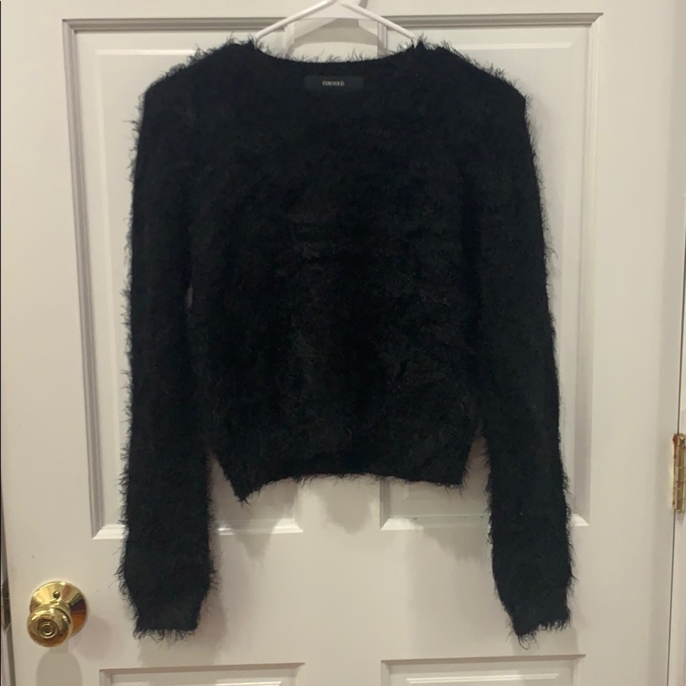 Fluffy sweater